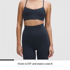 Flow Y Bra Nulu Light Support, A-C Cups - Navy